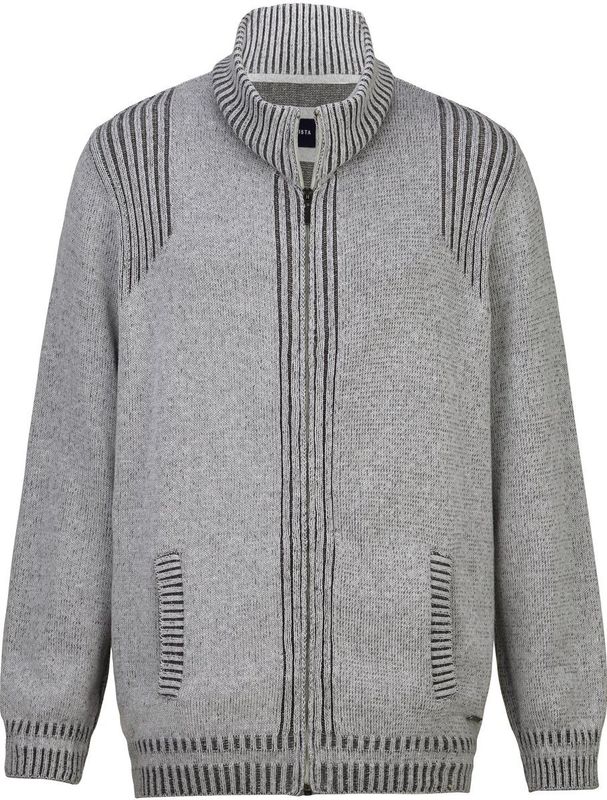 Babista - TOSCATELLI - Heren Cardigan - Grijs - 100% Katoen