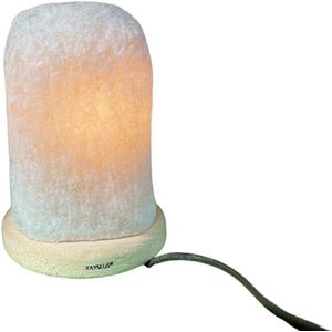 Kayslus - Zoutlamp - 2-4 KG - 20 cm Groot - Zoutlamp wit
