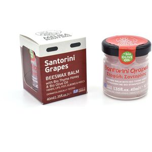 Melira Santorini Grapes - Beeswax Balsem - Met Biologische Tijmhoning & Biologische Olijfolie - Dermatologisch Getest