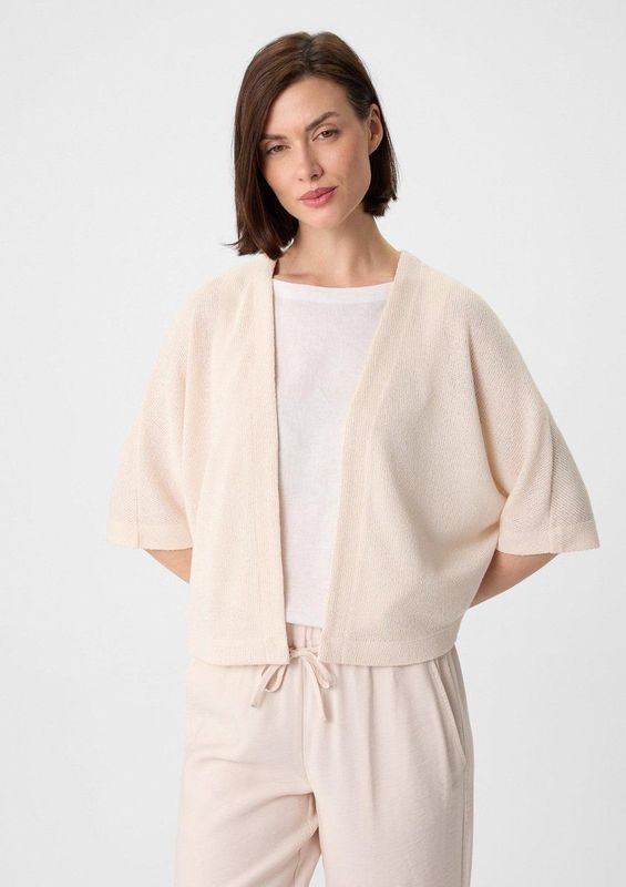 comma - T-Shirt - Cropped - Viscoseblend