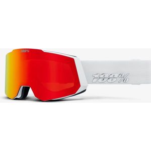 100% Ski Goggles Snowcraft Hiper - White/Copper - Mirror Copper Lens - L