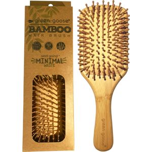 Haarborstel van Bamboe - Massage Haarborstel - Antistatisch - Slijtvast & Duurzaam