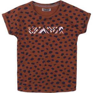 DJ Dutchjeans Shirt 'L'Amour' Cognac Maat 92