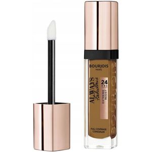 Bourjois Always Fabulous 24 Hour Concealer 600 Chocolate - Vloeibare Concealer - Donkere Huidtint - Langhoudend - Hoge Dekking - Waterproof - 6 ml - Oogcontouren - Anti-vermoeidheid