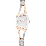 Danish Design IV67Q1122 horloge dames - zilver en ros� - titanium bicolor