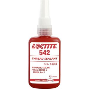 Loctite Secondelijm Hydraulic Seal afdichtmiddel 542 50ml tube