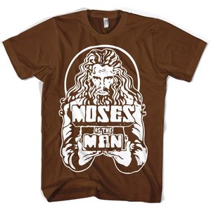 Hybris Moses Is The Man T-Shirt SH-1-15413-H10-8 Brown-S