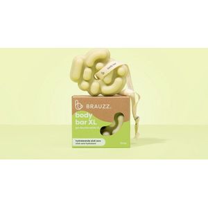 BRAUZZ. Body bar XL (100g) - Fresh Lime - Hydraterende Aloë Vera - Voedende Shea Butter - uniek design