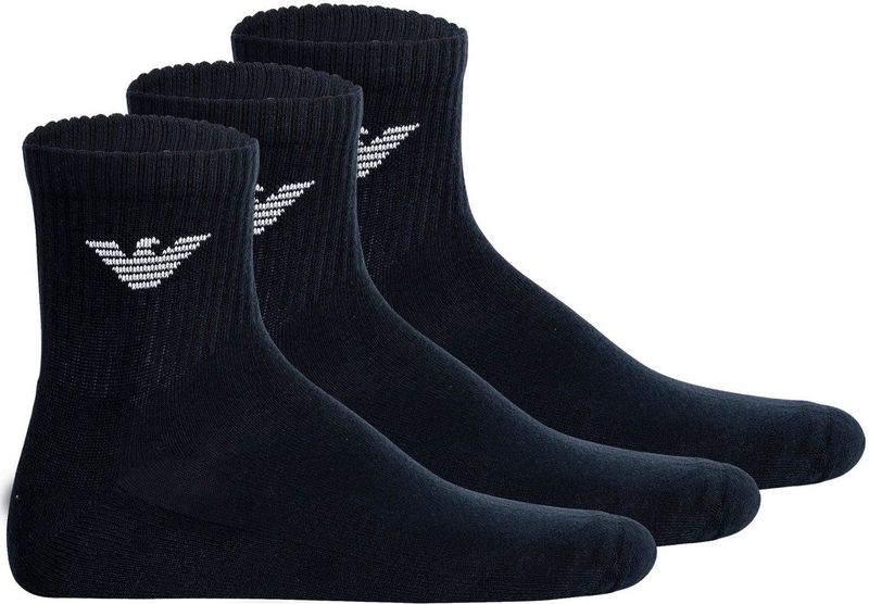 Emporio Armani - SPORTY SPONGE - Enkelsokken - Set van 3