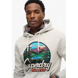 Superdry - Travel Postcard - Hoodie - Heren