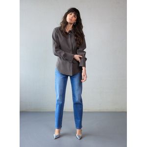 YEST Clara Tops - Chocolate Brown - maat 36