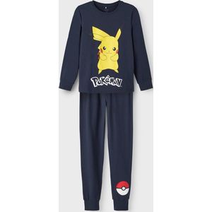 NAME IT NKMNASH POKEMON LS NIGHTSET NOOS SKY Jongens Nacht setje - Maat 134/140
