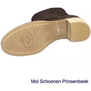 AQA Laars donkerbruin suede (Maat - 42, Kleur - Bruin)