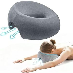 Gezichtskussen Voor Massage - Massagekussen - Traagschuim Gezichtskussen - Hoofdsteun - Kussen Met Gat - U-Vormig Dutje -Hoofdsteun Massagetafel - Massagekussen Voor Kind En Volwassenen - Voor Schoonheidsbehandelingen - Voor Massagetafels