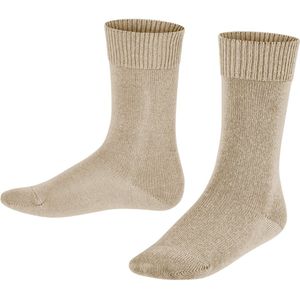 FALKE Comfort Wool eenkleurig wol sokken kinderen beige - maat 31-34