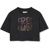 Billieblush - U21227 - T-shirt - Zwart - Korte Mouwen - Meisjes