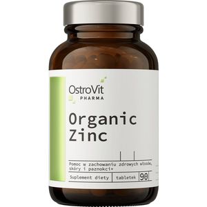 OstroVit - Pharma - Organisch - Zink - Organic - Zinc - 90 Tabletten - Supplement