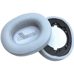 Oorkussens Geschikt Voor JBL Live 500BT - 2 Stuks - Met Noise Cancelling - Zacht Memory Foam - Eiwitleer - Grijs