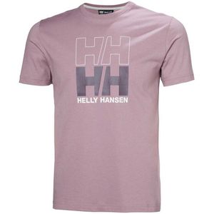 Helly Hansen - Core Graphic T 2.0 - T-shirt - Paars - Korte Mouwen