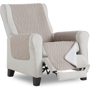 Fauteuilbeschermer Waterproof 55cm breed - Linnen - Belmarti® Stoelbeschermer - 100% waterdicht