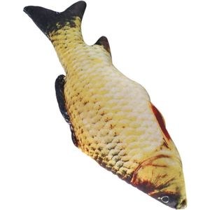 Visvormig kussen - Creatief 3D decoratief pluche karper kussen (60cm)