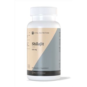 Vital Nutrition Shilajit Capsules - Sabinsa® - 20% fulvinezuur - Onafhankelijk getest