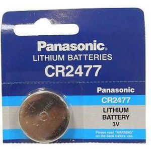 Panasonic Professional CR2477 P120 3V 1000mAh Lithium knoopcel - 1 stuk - (Let op. Anders dan CR2477N)