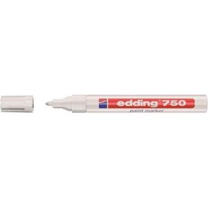 Viltstift edding 750 lak rond 2-4mm wit | 1 stuk | 10 stuks