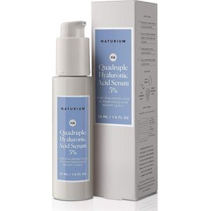 Naturium Quadruple Hyaluronic Acid Serum 5% - Rimpels - Hydrating & Anti-Aging Face Moisturizer - 30ml