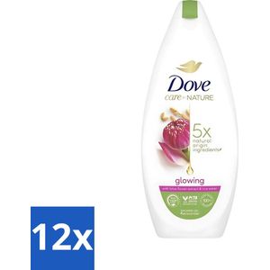 Dove - Douchegel - Care By Nature - Glowing - Verfrissend - 400 ml - Voordeelverpakking - 12 stuks