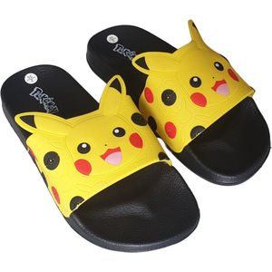 Pokémon Pikachu Badslippers Jongens Slippers Jongens – 3D Design met Oortjes – Antislip & Sneldrogend - Kinderen