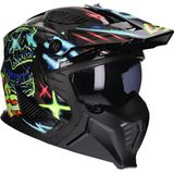 LS2 Helm Drifter Rayz OF606 zwart maat XXL