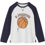 Vertbaudet - T-shirt - Contrasterende Lange Mouwen - Jongens