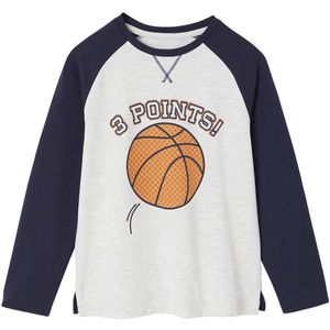 Vertbaudet - T-shirt - Contrasterende Lange Mouwen - Jongens