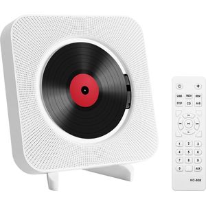 Stellar CD Speler - CD Speler Met Radio - Draagbare CD Speler - CD Speler met Bluetooth - AUX-ingang Voor USB - 19 x 18,8 x 3,68 cm