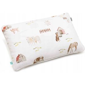 MumlA Boerderij Kussensloop 40x40 cm - Katoen met Rits