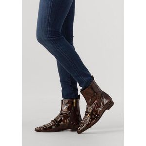 Pertini - Retro Revival - Enkellaarsjes - Bruin