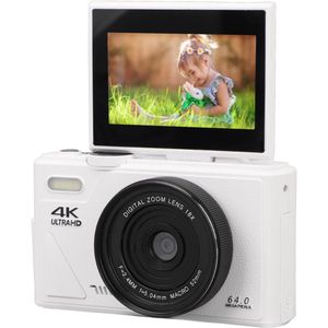 Vlog Camera voor Beginners - Videocamera voor Kinderen en Volwassenen - Handycam - 4K Kwaliteit