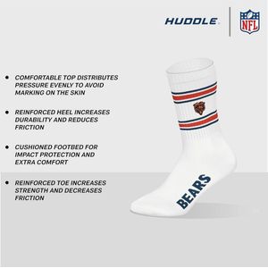 Crew Socks 3-Pack voor Sport en Dagelijks Gebruik - Witte, Oranje, en Zwarte Kleuren