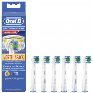 Braun Oral-B Precision Clean - Opzetborstels - 6 stuks - bacteriële bescherming