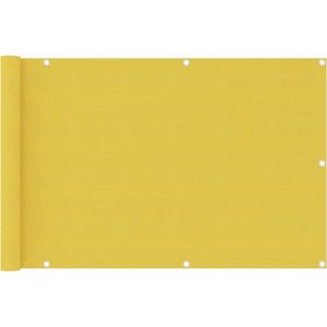 vidaXL-Balkonscherm-90x400-cm-HDPE-geel