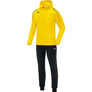 Jako - Hooded Tracksuit Classico Woman - Polyesterpak met kap Classico - 36 - Geel