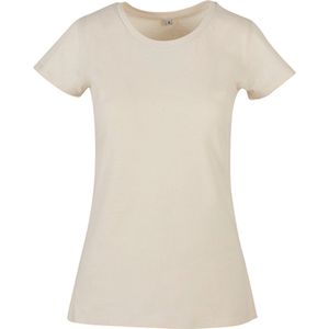 Build your Brand - Dames T-shirt - Basic Tee - Zand - Katoen