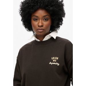 Superdry - Workwear losse trui met borduursel en ronde hals - Dames - Truien