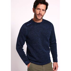 Damart - Herenfleecetrui met opstaande kraag Thermolactyl - Mannen - Blauw - (118-125) XXL