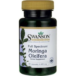 Superfoods - Moringa Oleifera 400mg - Vegan - 60 Capsules - Swanson