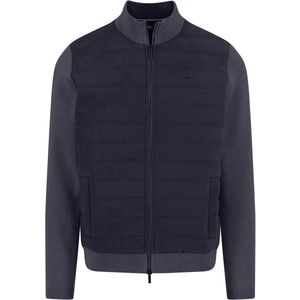 Fynch-Hatton - Sweatvest - Heren - L - Blauw - Katoen - 1509-340