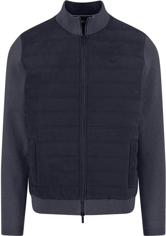Fynch-Hatton - Sweatvest - Heren - L - Blauw - Katoen - 1509-340