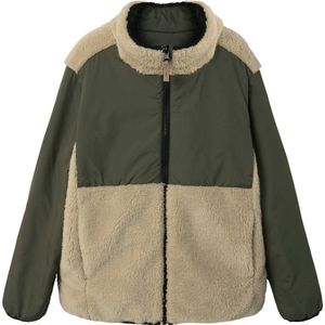 NAME IT - NKMMAGNUS SHERPA JACKET REV - Jongens - Buitenjassen