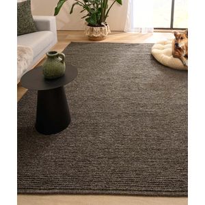 Wollen Vloerkleed - Narvik - Taupe - 140x200 cm